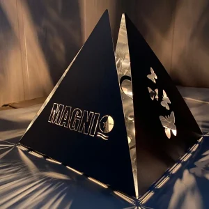 Corte láser en metal para armado de lámpara decorativa